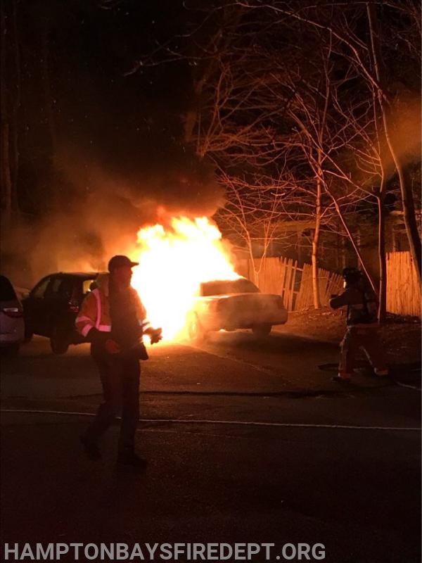 2018 car fire behind Buds Tavern on Squiretown Road